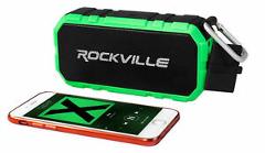 Rockville RPB24 Portable Bluetooth Speaker w/4000mAH Powerbank+30 Hour Battery