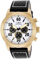 Invicta Men's Specialty Quartz Chrono 100m Stainless Steel/Leather Watch 16756