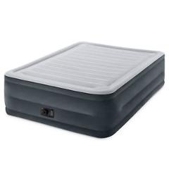 Intex Comfort Plush High Rise Dura-Beam Air Bed Mattress w/ Built-In Pump