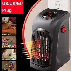 400W Mini Fan Heater Desktop Electric Heater Household Wall Heater Stove Radiator Plug-In Warmer Machine for Winter