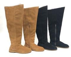 Ugg Australia Loma Over the Knee Boot Black or Chestnut 1095394 Suede Tall Boots