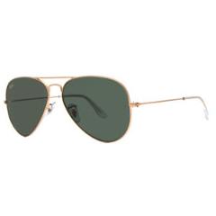 Ray Ban RB3025 L0205 58mm Arista Gold Green Classic Aviator Sunglasses