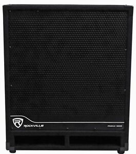 Rockville RBG18S 18" 2000 Watt Active Powered PA Subwoofer w/DSP+Limiter Pro/DJ