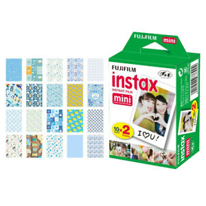 Fujifilm instax mini Instant Film (20 Exposures) + 20 Baby Boy Sticker Frames