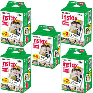 100 Sheets Fujifilm Instax Mini Instant Film Mini 90 8 25 7S Instant Camera SP-1