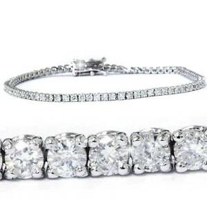 3 ct Diamond Tennis Bracelet 14 kt White Gold 7"