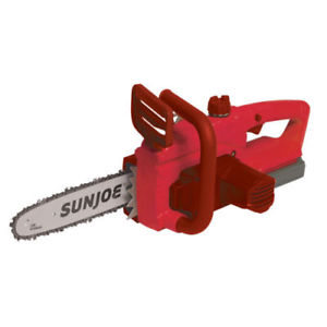 Sun Joe 20V Lithium Ion Chainsaw 20-Volt | 10-Inch | w/Battery + Charger | Red