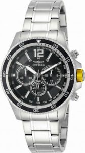 Invicta Specialty 13973 Men's Round Black Chronograph Analog Watch