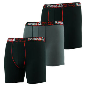 Reebok Men's Stretch Boxer Briefs 3-Pack