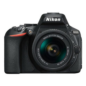 Nikon D5600 24.2 MP Digital SLR Camera with 18-55mm AF-P DX f/3.5-5.6G VR Lens