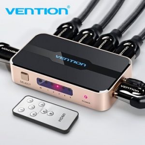 Vention HDMI Splitter Switch 5 Input 1 Output HDMI Switcher 3 Input 1 Ouput for XBOX 360 PS4 Smart Android HDTV 4K HDMI Adapter