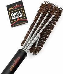 Grillaholics Essentials Palmyra Grill Brush - Safely Seasons Grill Grates
