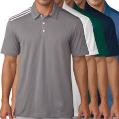 Adidas Golf Men's Essential 3 Stripe Polo Shirt