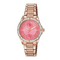Citizen Eco-Drive Women's POV Crystal Accents Rose Gold-Tone Watch FD3003-58X