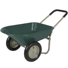 BCP Dual-Wheel Wheelbarrow Garden Cart