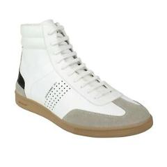 NWT DIOR HOMME White Leather B01 Mid-Top Trainer Sneakers Shoes Size 9/42