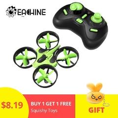 New Arrival Eachine E010 Mini 2.4G 4CH 6 Axis 3D Headless Mode Memory Function RC Quadcopter RTF RC Tiny Gift Present Kid Toys