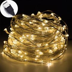 10M USB LED String Light Waterproof LED Copper Wire String Holiday Outdoor Fairy Lights For Christmas Party Wedding Decoration