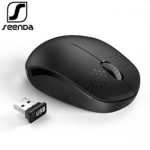 SeenDa Noiseless 2.4GHz Wireless Mouse for Laptop Portable Mini Mute Mice Silent Computer Mouse for Desktop Notebook PC Mause