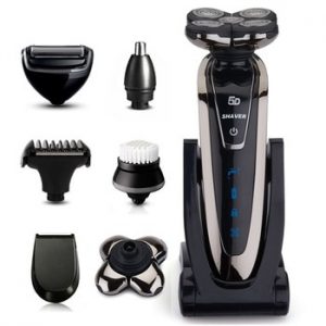 6in1 wet/dry shaving machine 5D Shaver Rechargeable Electric Shaver portable Electric Razor For Men beard travel grooming kit