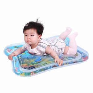 Inflatable Baby Water Mat Infant Tummy Time Playmat Toddler Fun Activity Play Center for sensory stimulation