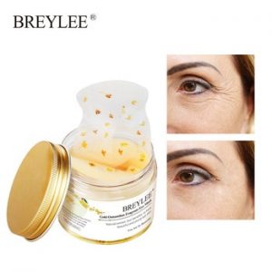 BREYLEE Gold Osmanthus Fragrans Eye Mask Collagen Gel Eye Patch Face Skin Care Remove Dark Circles Lifting Firming Serum 50pcs