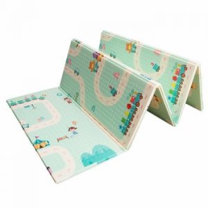 Infant Shining Thickened 1.5cm Play Mat 200*180cm Foldable Cartoon Baby Playmat Children Crawling Pad Puzzle Non-slip Game Pad