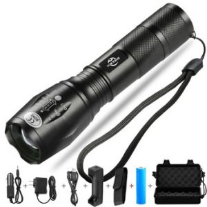 Powerful LED Flashlight 12000Lms T6/L2/V6 linterna Torch Zoomable Light 5 switch Modes Waterproof Bicycle Light by 18650 battery