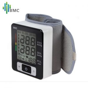 BMC Wrist Digital Blood Pressure Monitor Automatic Sphygmomanometer Smart Medical Machine Measure Pulse Rate Fitness Measurement