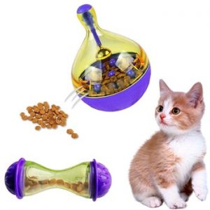 Cat Food Feeders Ball Pet Interactive Toy Tumbler Egg Smarter Cat Dogs Playing Toys Treat Ball Shaking for Dogs Increases IQ 6c4