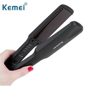 HQ KM-329 Free Shipping Kemei Professional Straightening Irons Electric Hair Straightener Flat Iron Fast Warm Up Styling Tools