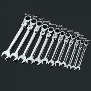 1pc 6-19mm Activities Ratchet Gears Wrench Set flexible Open End Wrenches Repair Tools To Bike Torque Wrench Spanner