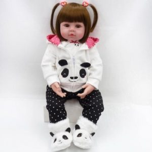 bebes reborn doll 47cm Baby girl Dolls soft Silicone Boneca Reborn Brinquedos Bonecas children's day gifts toys bed time plamate