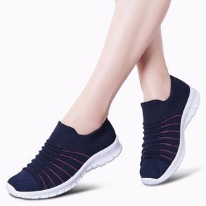 PINSEN Sneakers Women Flats Shoes Summer Breathable Flying Weaving Casual Shoes Woman Slip-on creepers moccasins Ladies Shoes