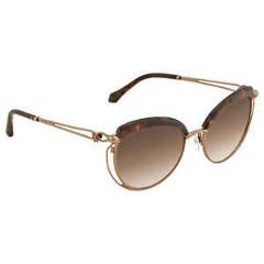 Roberto Cavalli Brown Mirror Cat Eye Sunglasses RC1032 52G 56 RC1032 52G 56
