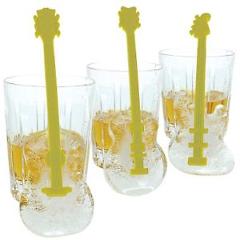 Elbee BPA-Free Silicone Guitar Ice Tray - Stir & Chill Your Drink with a Guitar!