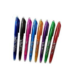 8 Color Pilot  Erasable Pen Cute Gel Pen Student Writing Office Supplies