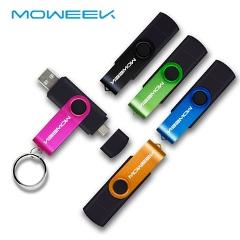 Moweek Multifunctional USB Flash Drive 128gb 64gb cle usb stick 32gb Pendrive 16gb 8gb 4gb usb 2.0 memory stick  for android