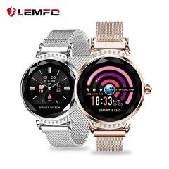 LEMFO H2 2019 New Luxury Smart Fitness Bracelet Women Blood Pressure Heart Rate Monitoring Wristband Lady Watch Gift For Friend