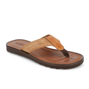 Lucky Brand Mens Aiden Flip-Flop Lined Footbed Sandal Shoe