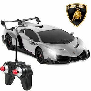 BCP 1/24 Kids RC Lamborghini Veneno Racing Car Toy w/ Lights