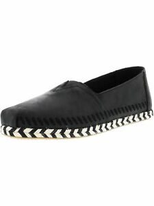 Toms Women's Classic Leather Rope Sole Ankle-High Slip-On Shoes