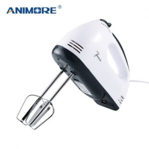 ANIMORE Manual Mini Blender 7 Speed Dough Hand Mixer Food Blender Multifunctional Food Processor Electric Kitchen Mixer FM-02B