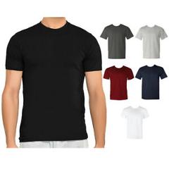 Knocker Men's Cotton Short Sleeve Heavy Crew Neck T-Shirt