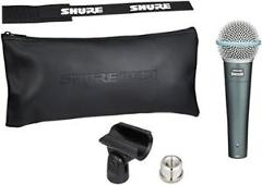 Shure BETA 58A Supercardioid Dynamic Microphone w/ High Output Neodymium Element