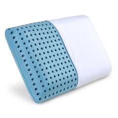 Cooling Memory Foam Pillow - Ventilated Bed Pillow Infused with Cooling Gel