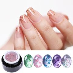 BORN PRETTY Flower Fairy UV Gel Nail Polish 5ml Colorful Pink Green Semitransparent Soak Off Nail Art Gel Varnish Design