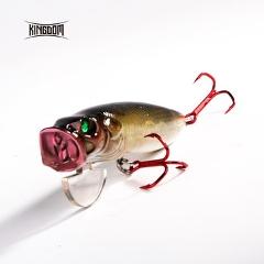 Kingdom Fishing Lures Hard Bait Topwater Popper Switchable Tongue Plate 70mm 9.5g /90mm 16g/ 110mm 33g Artificial Baits 5367