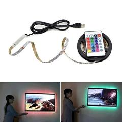 USB LED Strip lamp 2835SMD DC5V Flexible LED light Tape Ribbon 1M 2M 3M 4M 5M HDTV TV Desktop Screen Background Bias lighting