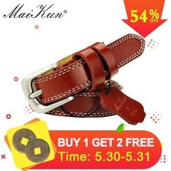 Top Quality Cowskin Leather Belts for Women Cummerbund Luxury Female Belt Decorative Simple Waist Belt Candy Color Drop Shipping